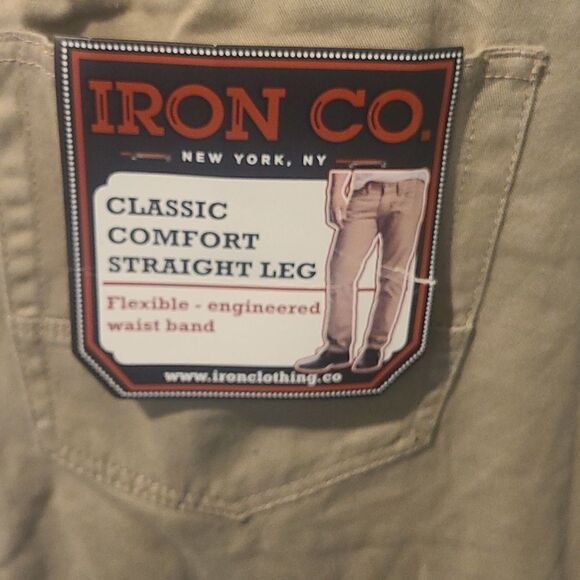 38/32 Men's Tan Iron Co. Comfort Fit Jean NWT - Picture 3 of 13